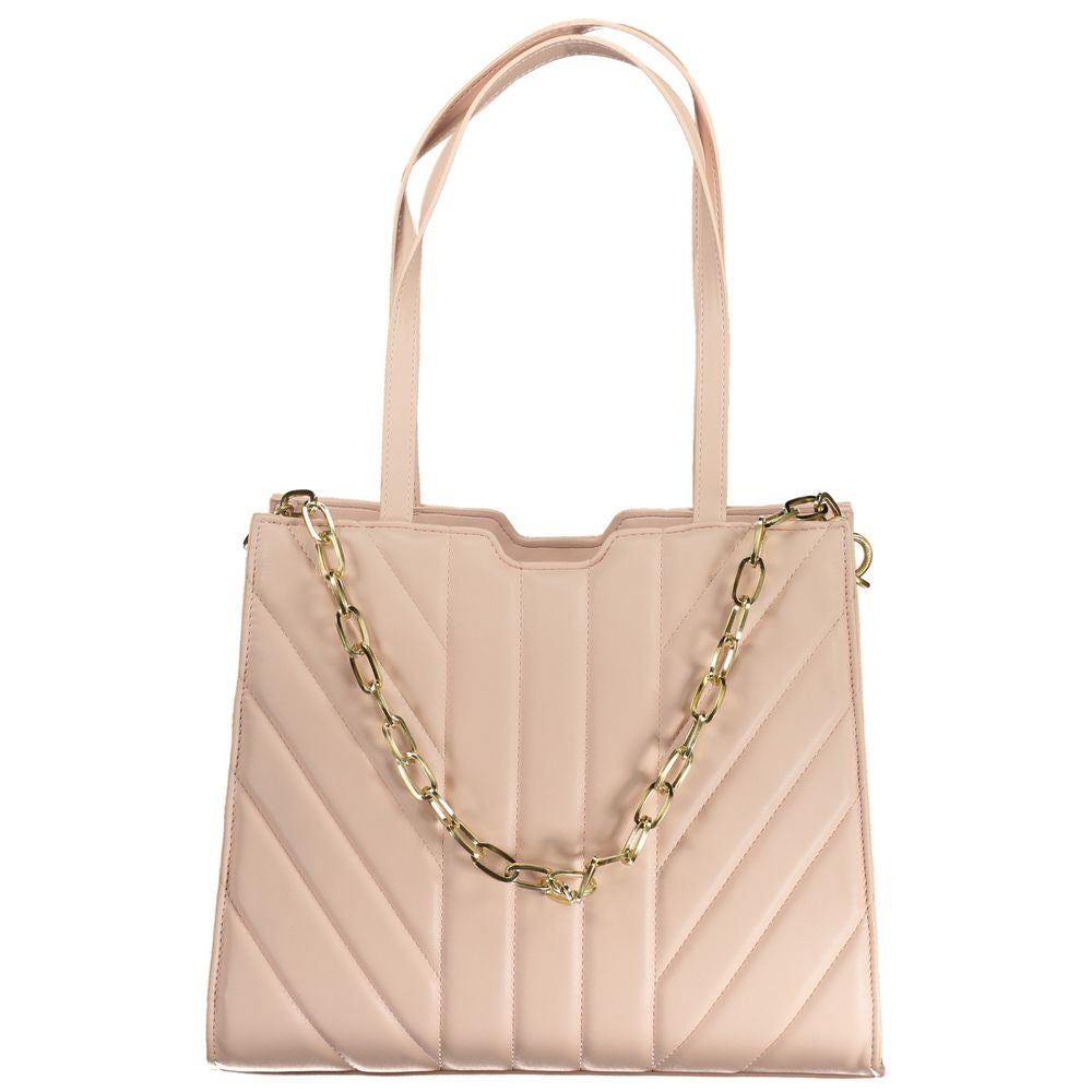 Mario Valentino Pink Polyethylene Handbag by Mario Valentino