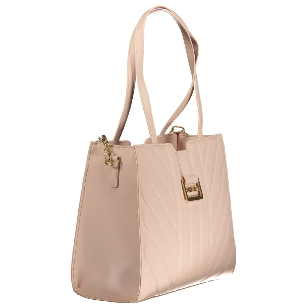 Mario Valentino Pink Polyethylene Handbag by Mario Valentino