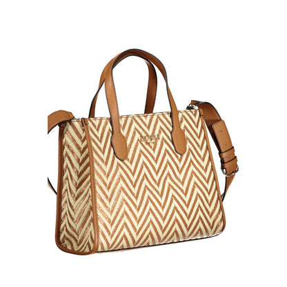 Guess Jeans Brown Cotton Handbag by Guess Jeans