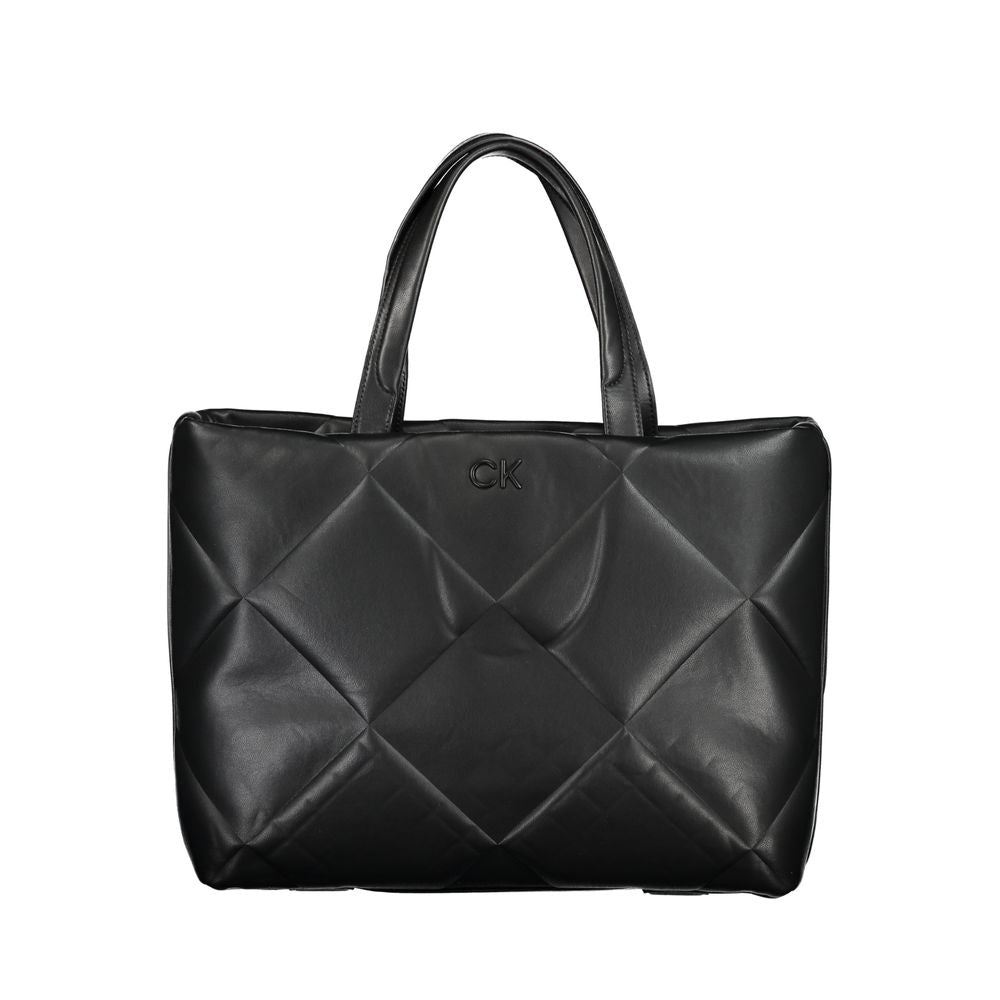 Calvin Klein Black Cotton Handbag by Calvin Klein