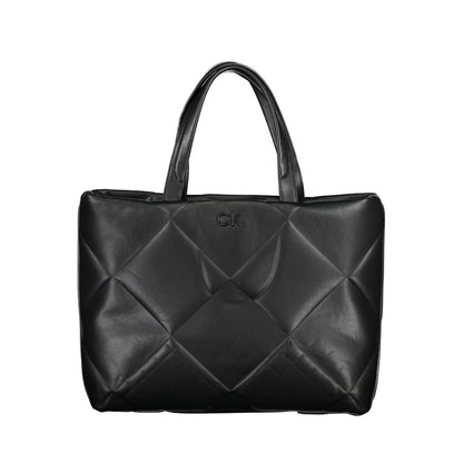 Calvin Klein Black Cotton Handbag by Calvin Klein