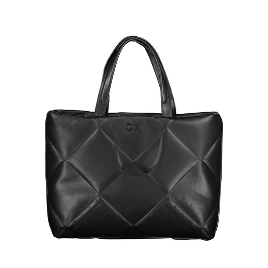 Calvin Klein Black Cotton Handbag by Calvin Klein