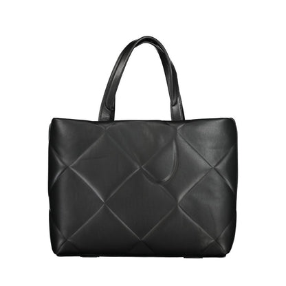 Calvin Klein Black Cotton Handbag by Calvin Klein