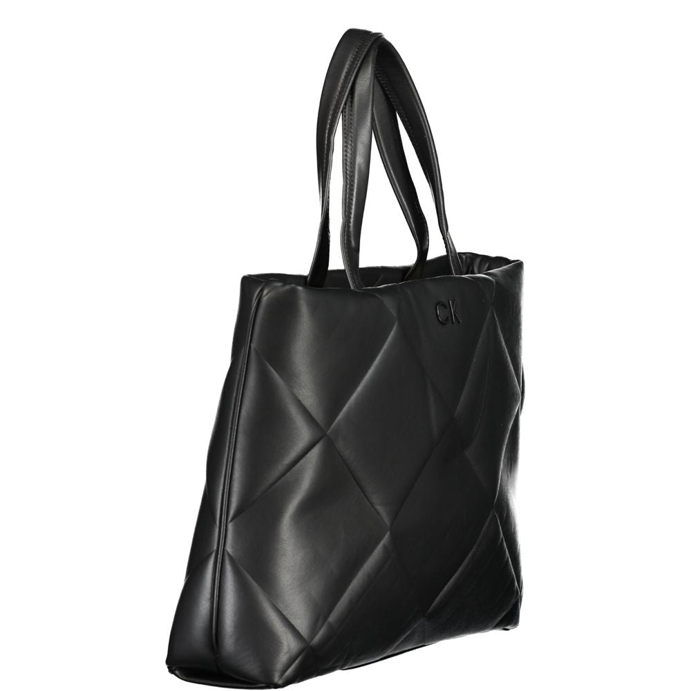 Calvin Klein Black Cotton Handbag by Calvin Klein