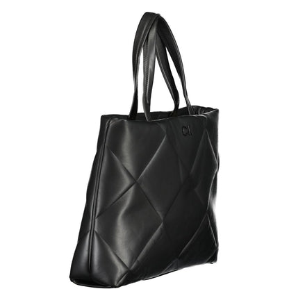 Calvin Klein Black Cotton Handbag by Calvin Klein