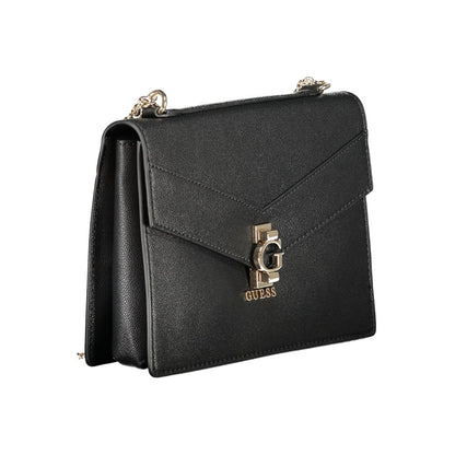 Guess Jeans Black Polyethylene Handbag by Guess Jeans