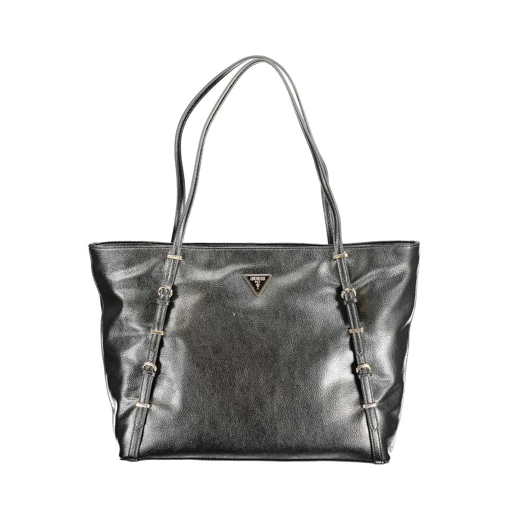 Guess Jeans Black Polyethylene Handbag by Guess Jeans
