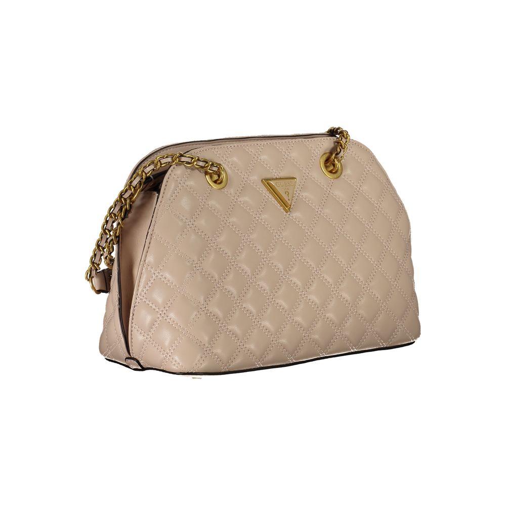 Guess Jeans Beige Polyethylene Handbag by Guess Jeans