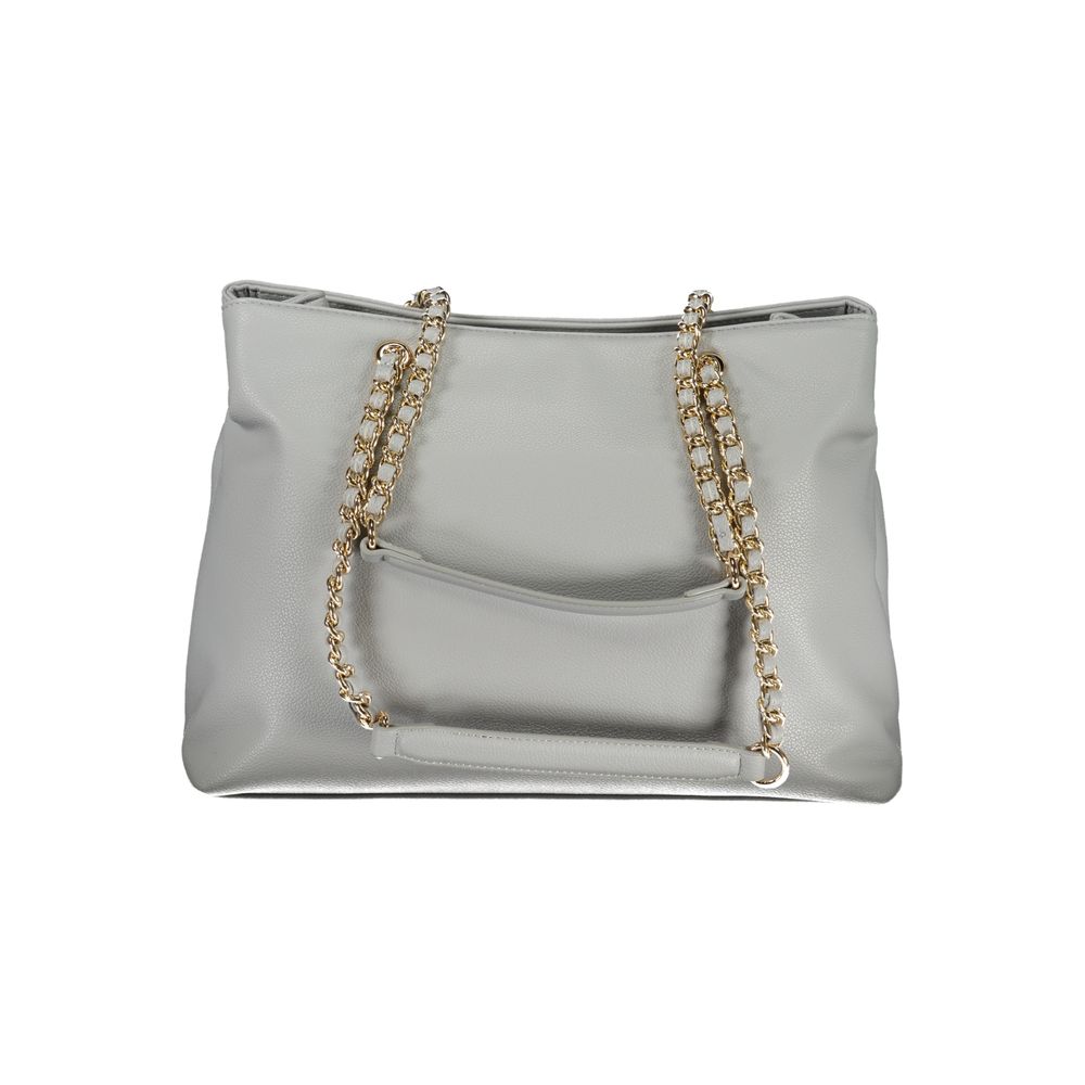Mario Valentino Gray Polyethylene Handbag by Mario Valentino