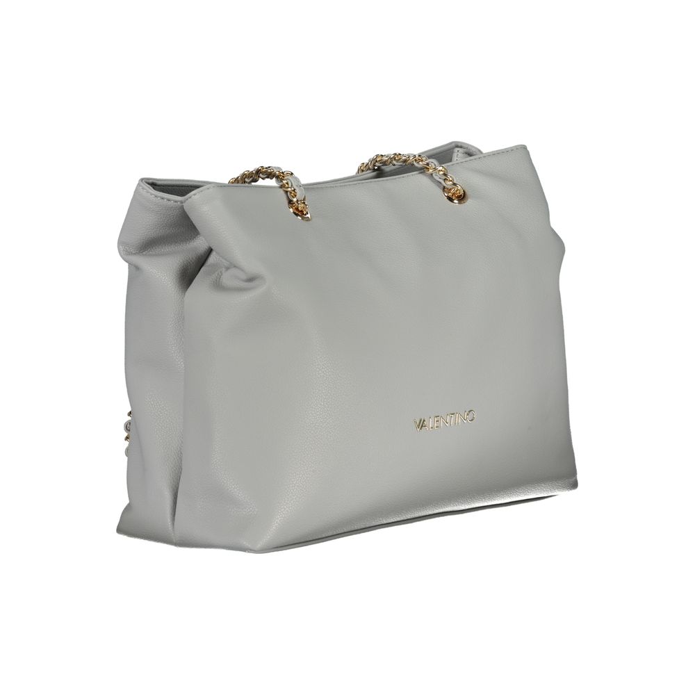 Mario Valentino Gray Polyethylene Handbag by Mario Valentino