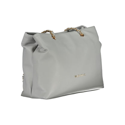 Mario Valentino Gray Polyethylene Handbag by Mario Valentino
