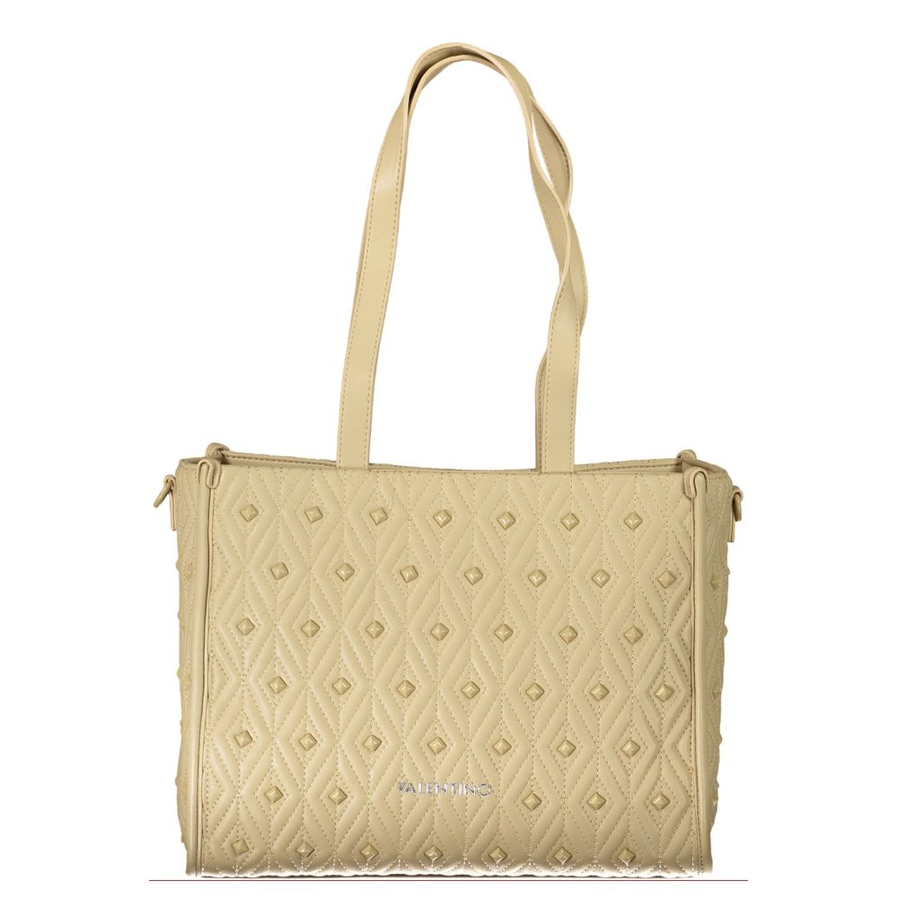 Mario Valentino Beige Polyester Handbag by Mario Valentino