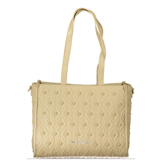 Mario Valentino Beige Polyester Handbag by Mario Valentino