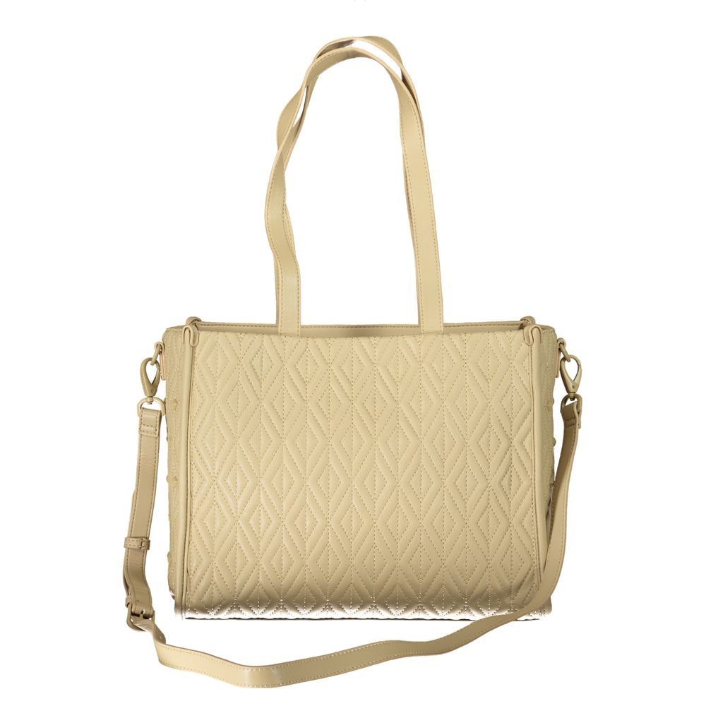Mario Valentino Beige Polyester Handbag by Mario Valentino