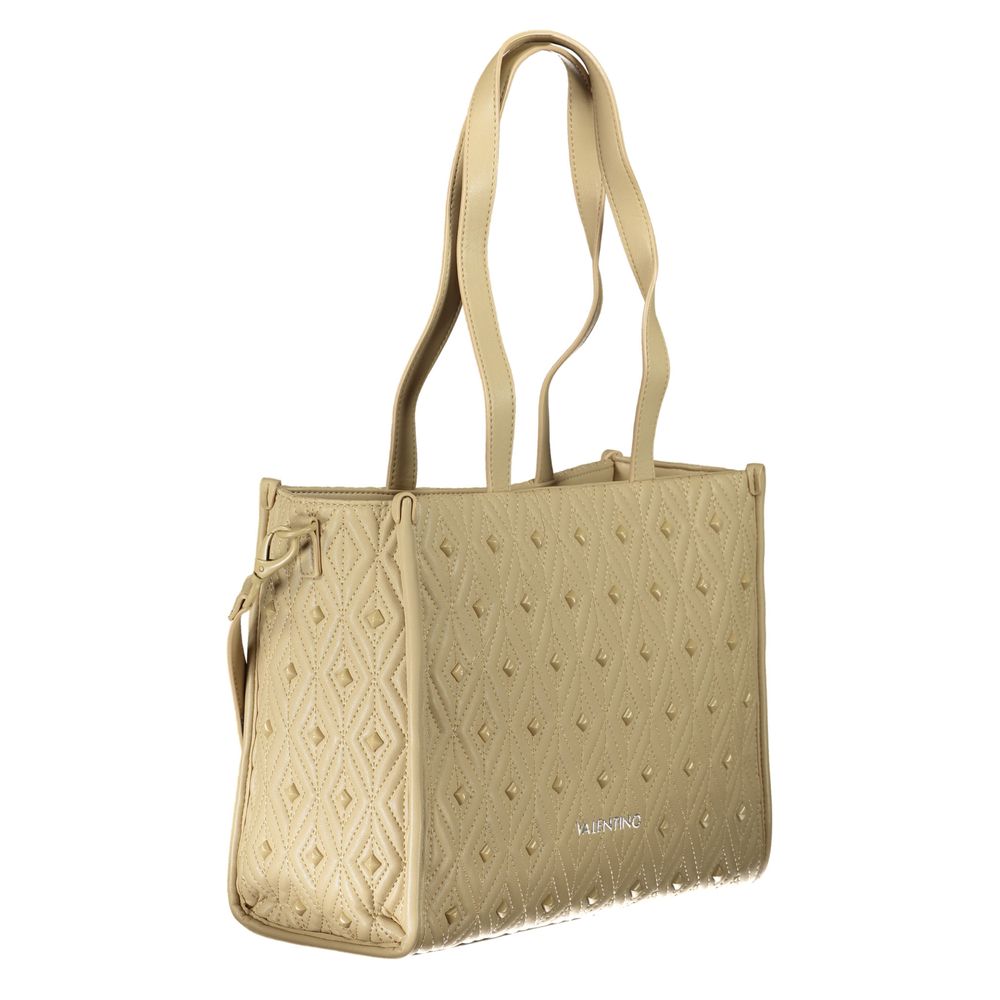 Mario Valentino Beige Polyester Handbag by Mario Valentino