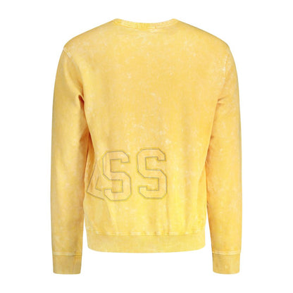 Guess Jeans Yellow Cotton Sweater by Guess Jeans