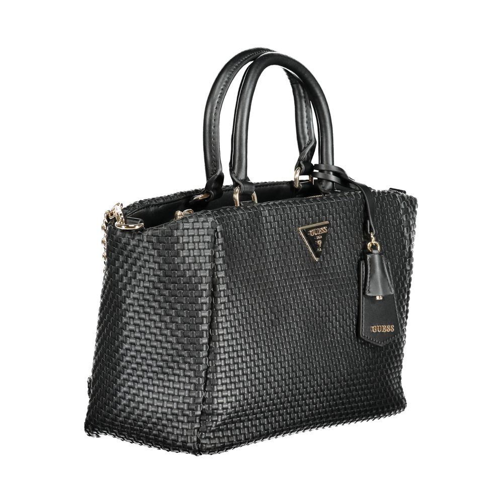 Guess Jeans Black Polyethylene Handbag by Guess Jeans