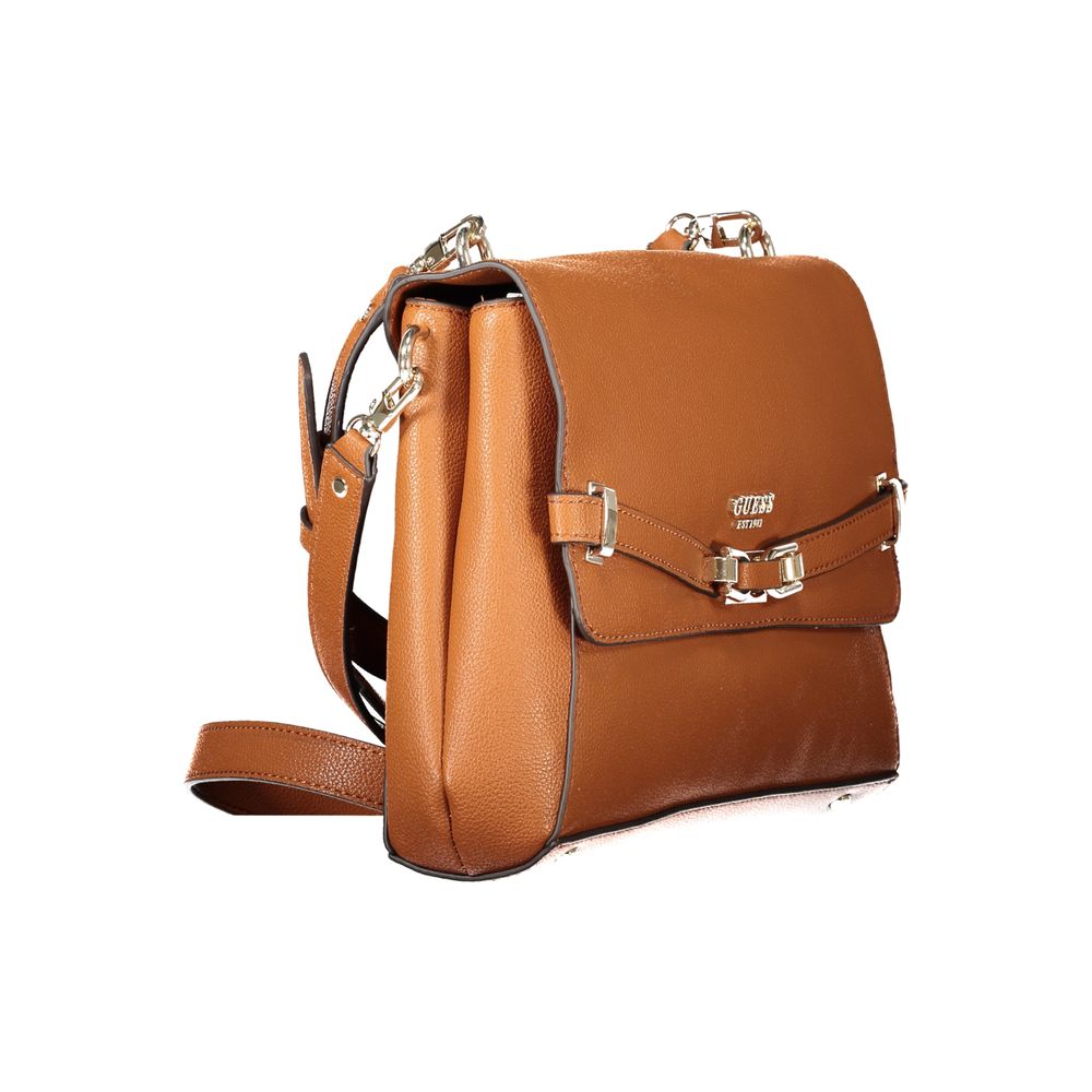Guess Jeans Brown Polyethylene Handbag by Guess Jeans