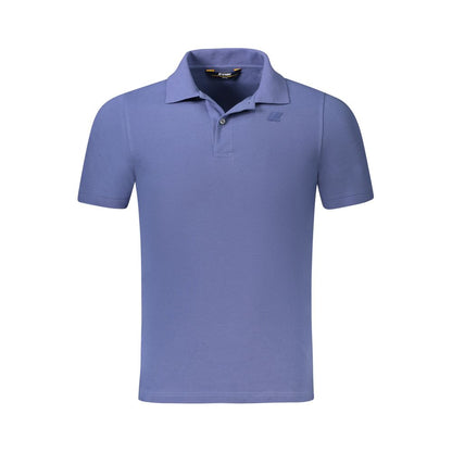 Polo en coton bleu K-WAY