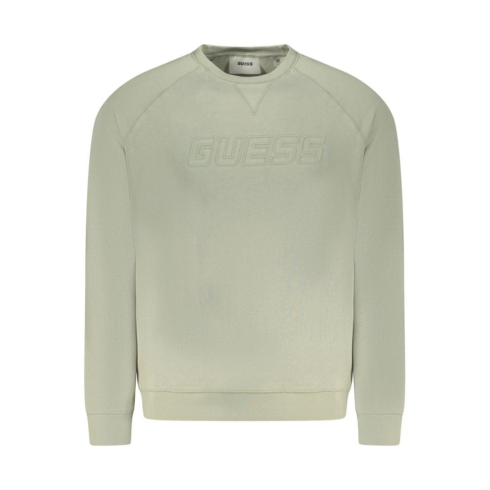 Guess Jeans Green Cotton Sweater by Guess Jeans