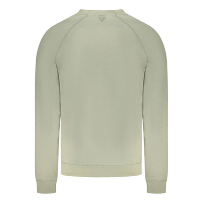 Guess Jeans Green Cotton Sweater by Guess Jeans