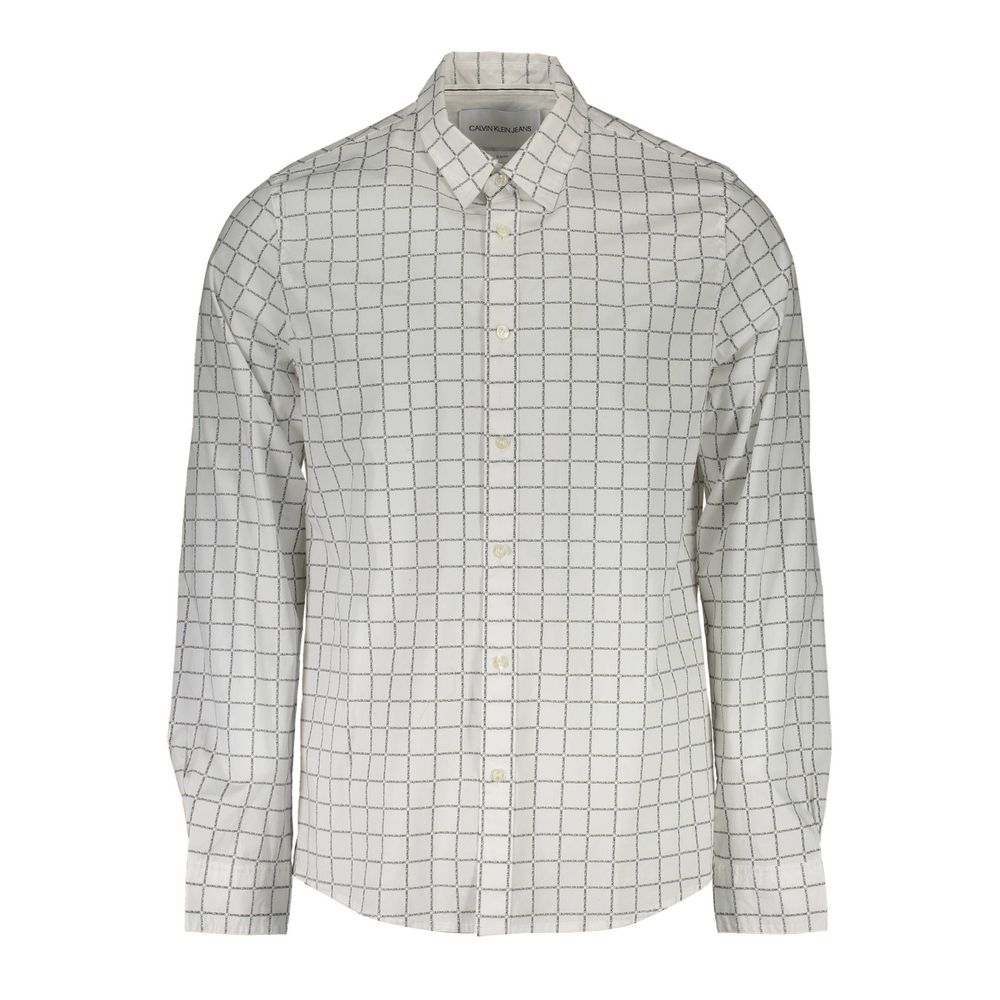Calvin Klein White Cotton Shirt by Calvin Klein