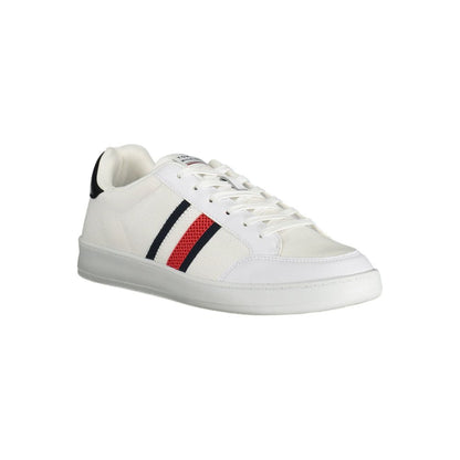 Tommy Hilfiger White Polyester Sneaker by Tommy Hilfiger