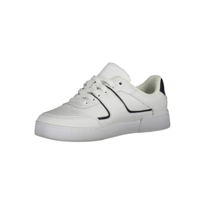 Tommy Hilfiger White Polyester Sneaker by Tommy Hilfiger