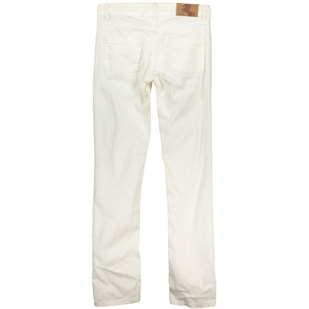 Blend White Cotton Jeans & Pant by Blend