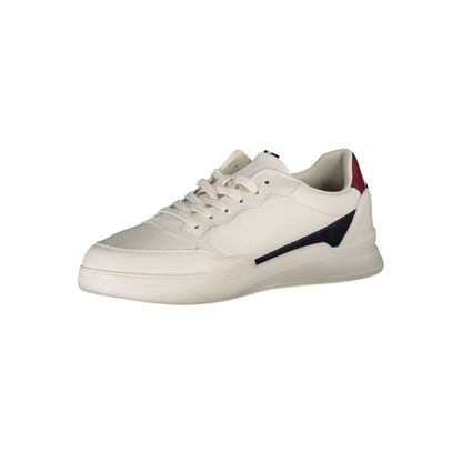 Tommy Hilfiger White Polyester Sneaker by Tommy Hilfiger