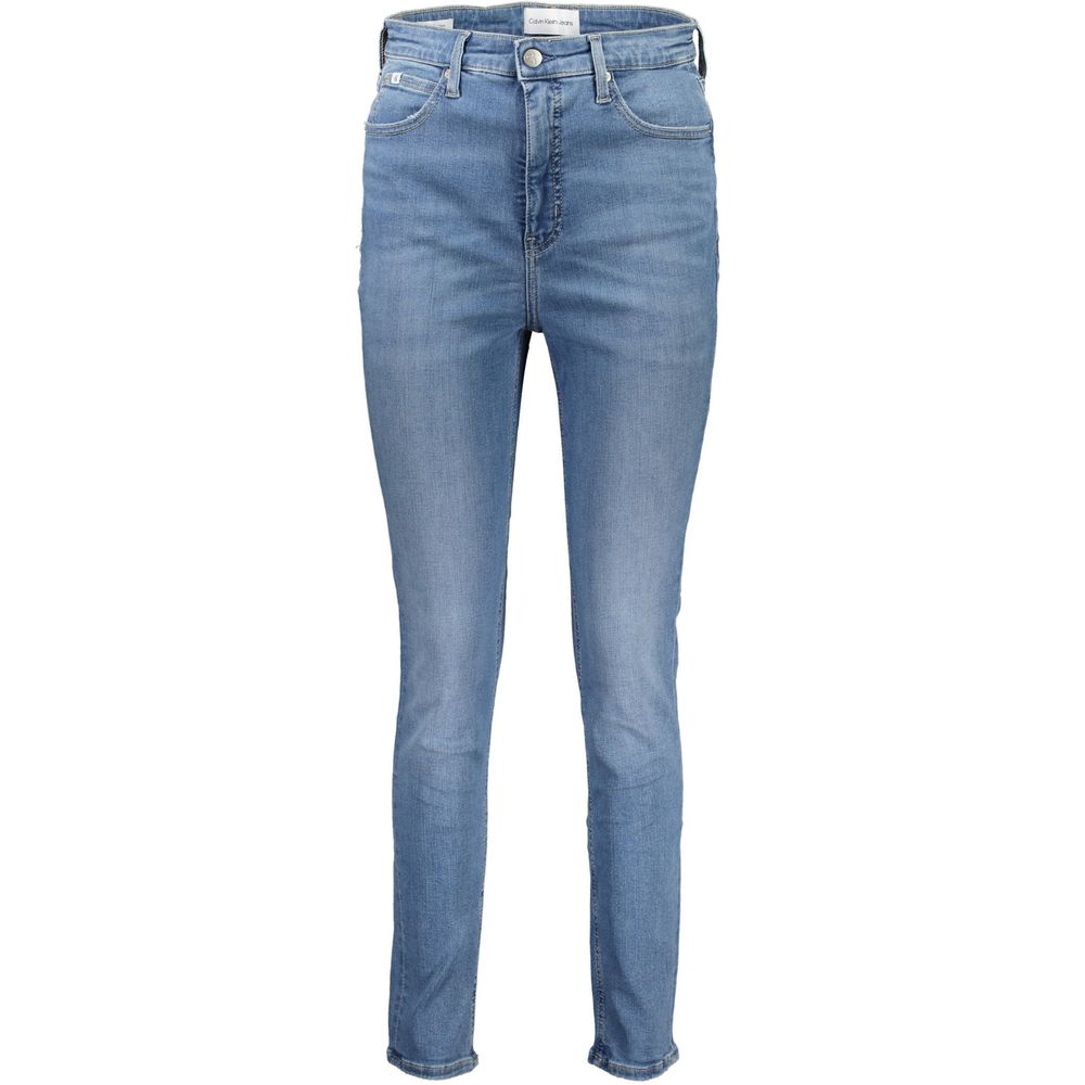 Calvin Klein Blue Cotton Jeans & Pant by Calvin Klein