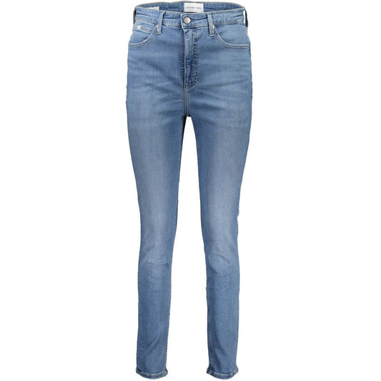 Calvin Klein Blue Cotton Jeans & Pant by Calvin Klein