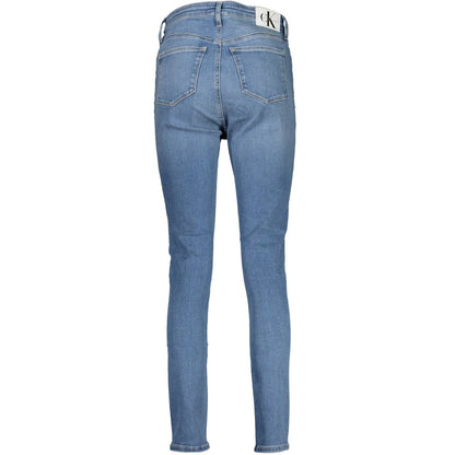 Calvin Klein Blue Cotton Jeans & Pant by Calvin Klein