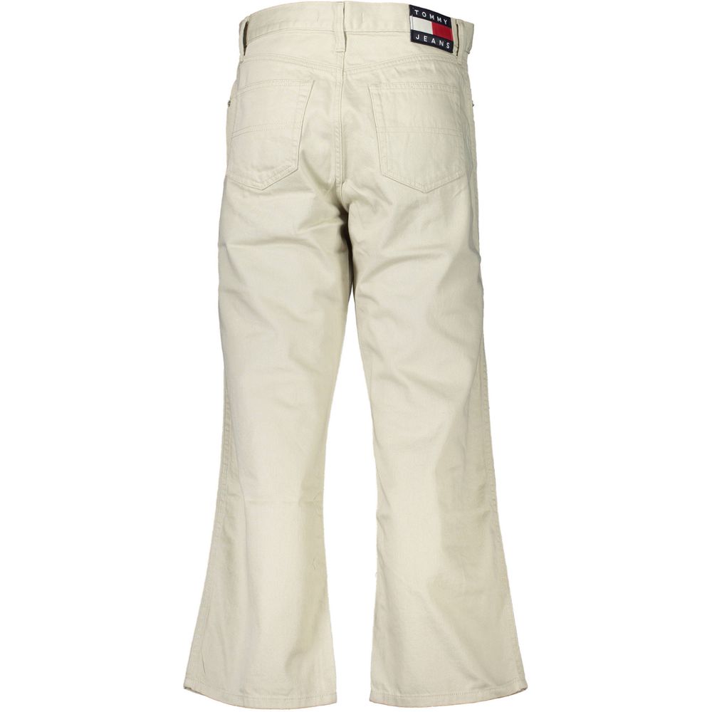 Tommy Hilfiger Beige Cotton Jeans & Pant by Tommy Hilfiger