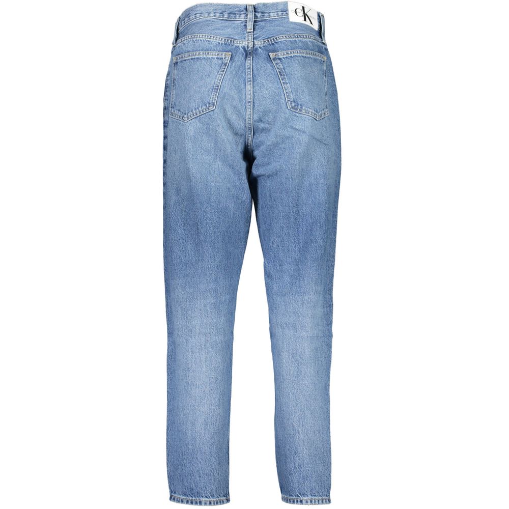 Calvin Klein Blue Cotton Jeans & Pant by Calvin Klein