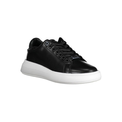 Calvin Klein Black Polyester Sneaker by Calvin Klein