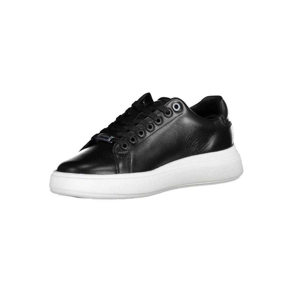 Calvin Klein Black Polyester Sneaker by Calvin Klein