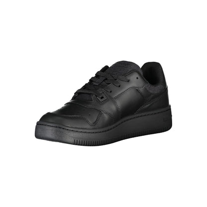 Tommy Hilfiger Black Polyester Sneaker by Tommy Hilfiger