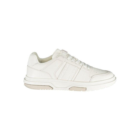 Tommy Hilfiger White Polyester Sneaker by Tommy Hilfiger
