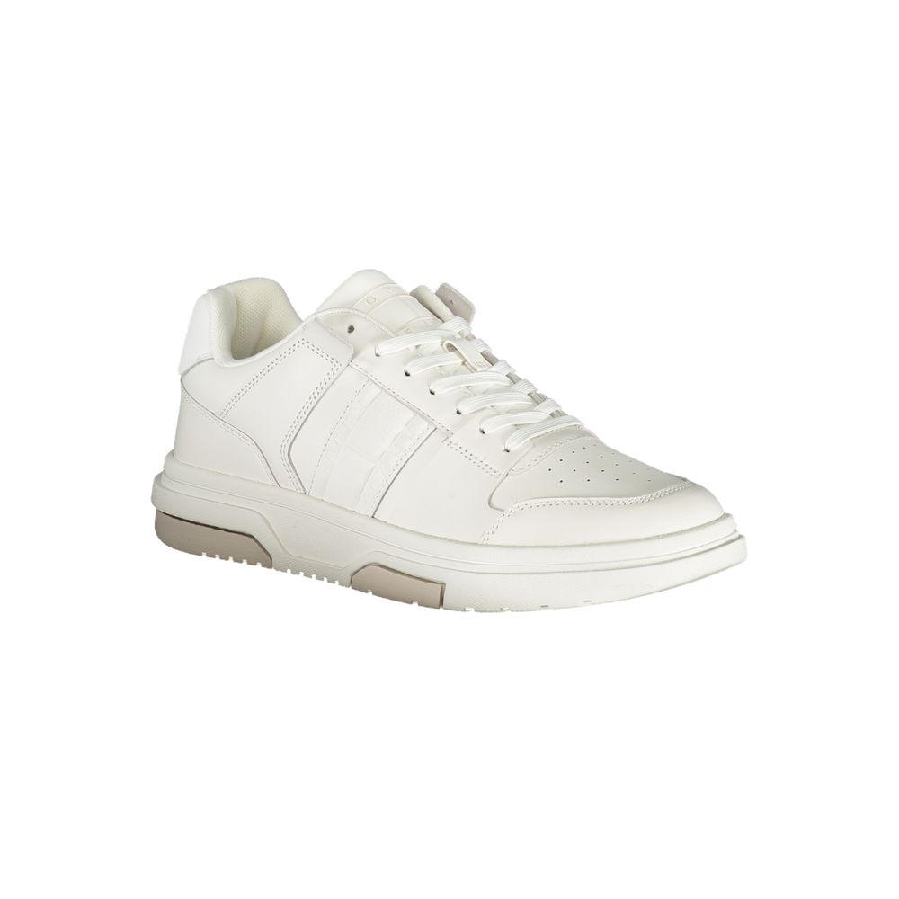 Tommy Hilfiger White Polyester Sneaker by Tommy Hilfiger