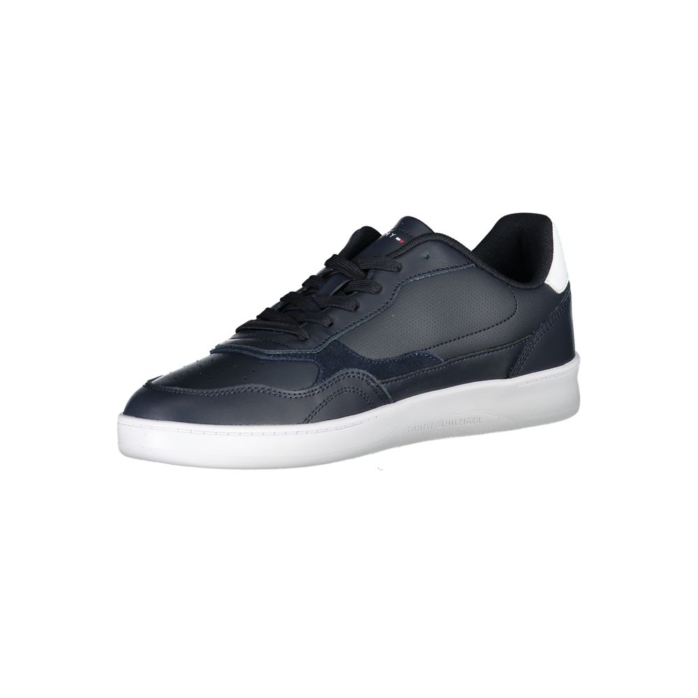 Tommy Hilfiger Blue Polyester Sneaker by Tommy Hilfiger