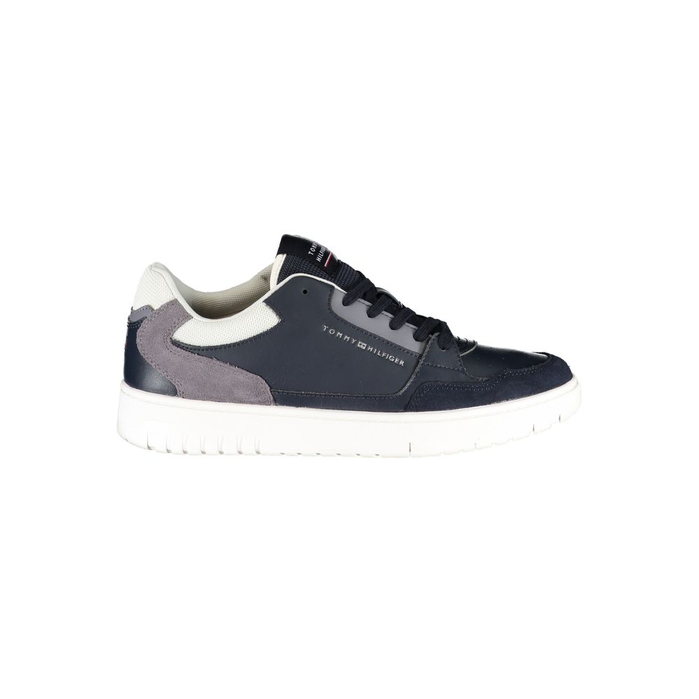 Tommy Hilfiger Blue Polyester Sneaker by Tommy Hilfiger