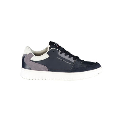 Tommy Hilfiger Blue Polyester Sneaker by Tommy Hilfiger