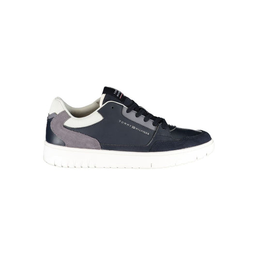 Tommy Hilfiger Blue Polyester Sneaker by Tommy Hilfiger