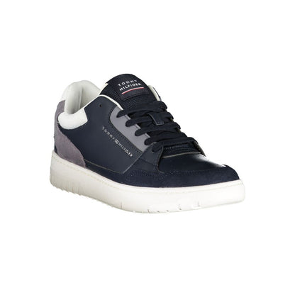 Tommy Hilfiger Blue Polyester Sneaker by Tommy Hilfiger