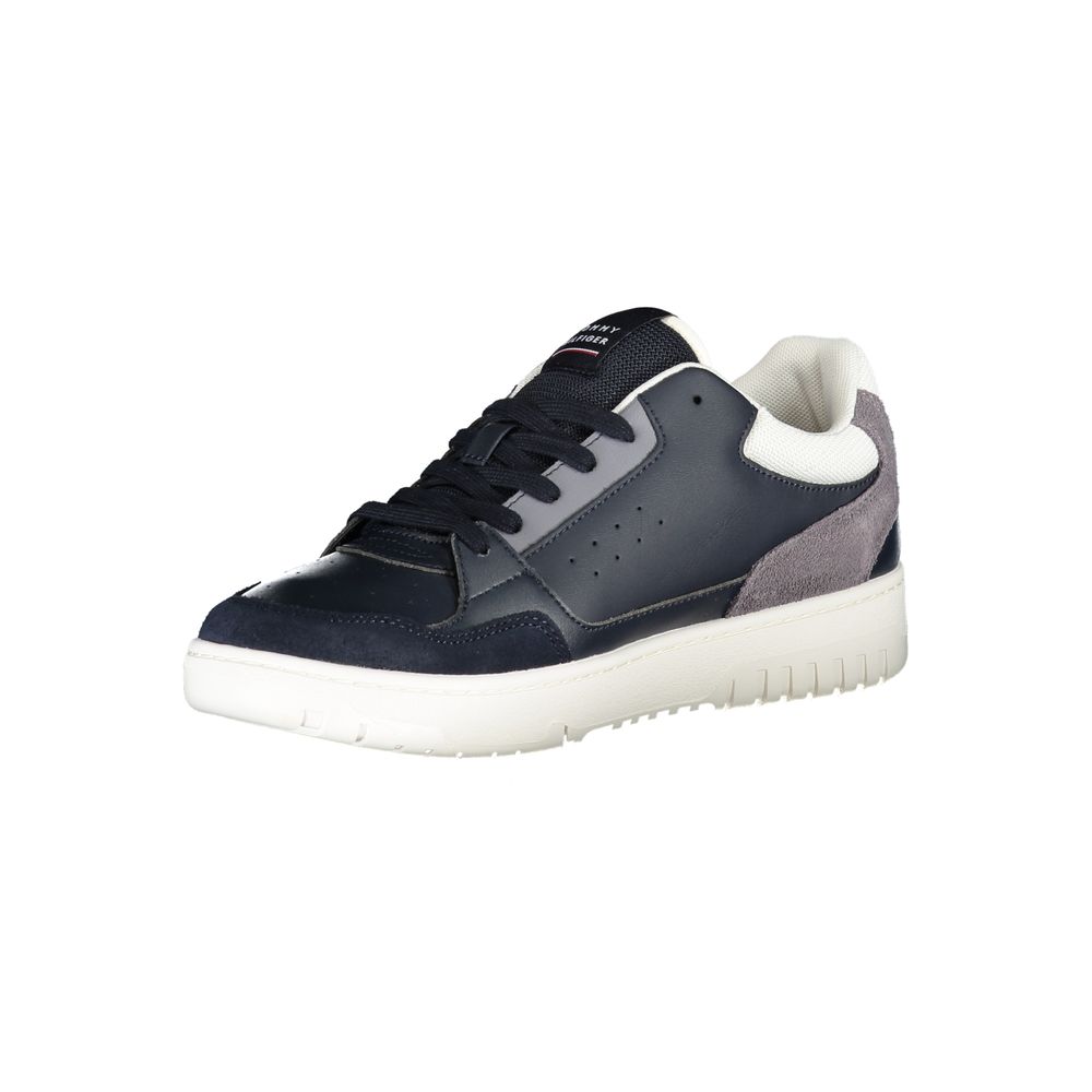 Tommy Hilfiger Blue Polyester Sneaker by Tommy Hilfiger
