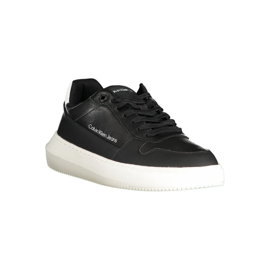 Calvin Klein Black Polyester Sneaker by Calvin Klein