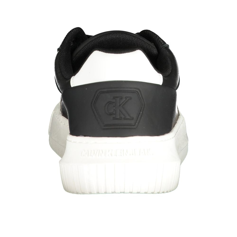 Calvin Klein Black Polyester Sneaker by Calvin Klein