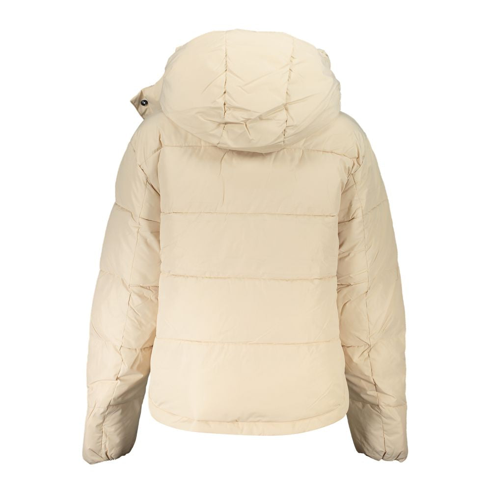 Calvin Klein Beige Polyester Jackets & Coat by Calvin Klein