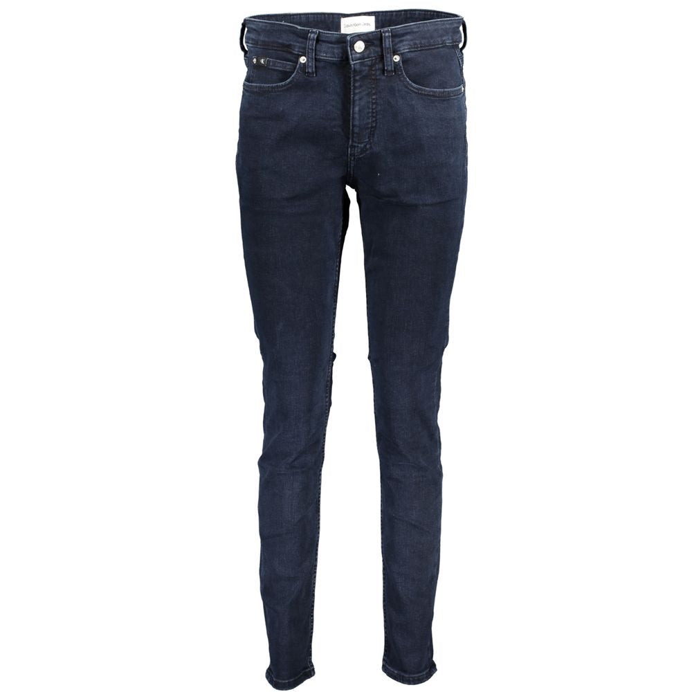 Calvin Klein Blue Cotton Jeans & Pant by Calvin Klein